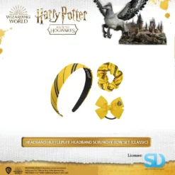 Famesbro Cinereplica: Headband:Hufflepuff Headband Scrunchy Bow Set (Classic) Wizarding World