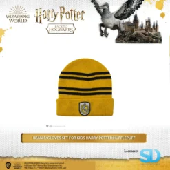 Famesbro Cinereplica: Beanie/Gloves Set For Kids Harry Potter: Hufflepuff