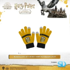 Famesbro Cinereplica: Beanie/Gloves Set For Kids Harry Potter: Hufflepuff