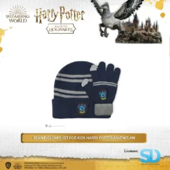 Famesbro Wizarding World Cinereplica: Beanie/Gloves Set For Kids Harry Potter: Ravenclaw