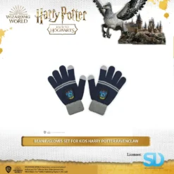 Famesbro Wizarding World Cinereplica: Beanie/Gloves Set For Kids Harry Potter: Ravenclaw