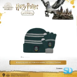 Famesbro Wizarding World Cinereplica: Beanie/Gloves Set For Kids Harry Potter: Slytherin