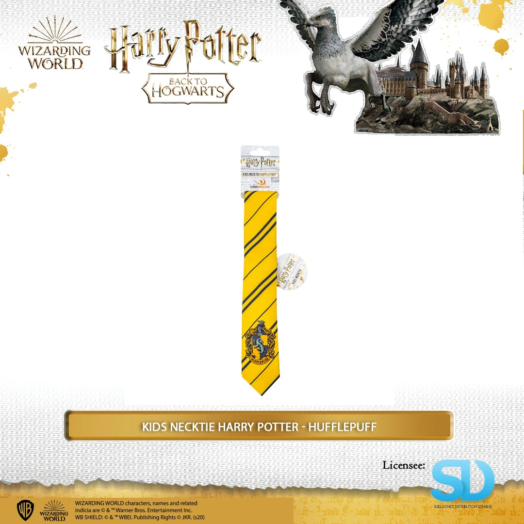 Famesbro Wizarding World Cinereplica: Kids Necktie Harry Potter - Hufflepuff 3 Famesbro Wizarding World Cinereplica: Kids Necktie Harry Potter - Hufflepuff