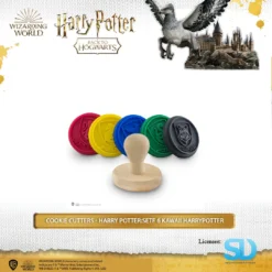Famesbro Wizarding World Cinereplica: Cookie Cutters - Harry Potter:Set Of 6 Kawaii Harry Potter