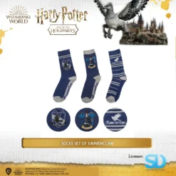 Famesbro Wizarding World Cinereplica: Socks Set Of 3:Ravenclaw