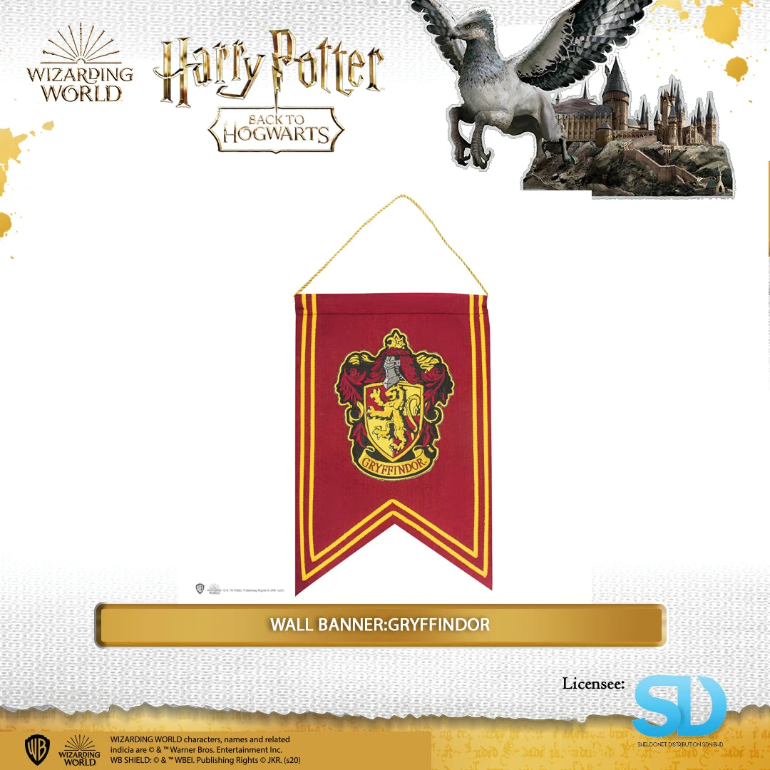 Famesbro Cinereplica: Wall Banner:Gryffindor 3 Famesbro Cinereplica: Wall Banner:Gryffindor