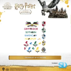 Famesbro Cinereplica: Stickers:Set Of 55 Stickers Wizarding World