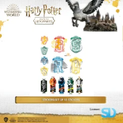 Famesbro Cinereplica: Stickers:Set Of 55 Stickers Wizarding World