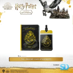 Famesbro Cinereplica: Tag + Passport Cover Set:Hogwarts Wizarding World