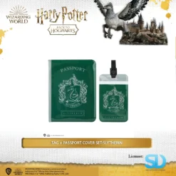Famesbro Cinereplica: Tag + Passport Cover Set:Slytherin