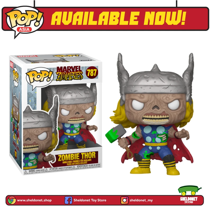FUNKO Pop! Marvel: Marvel Zombies - Thor 3 FUNKO Pop! Marvel: Marvel Zombies - Thor