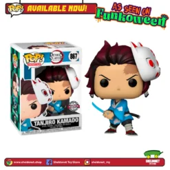 FUNKO [IN-STOCK] Pop! Animation: Demon Slayer - Tanjiro Kamado With Mask [Exclusive]