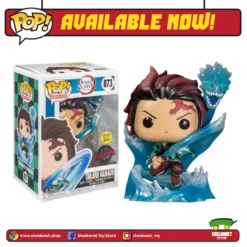 FUNKO [IN-STOCK] Pop! Animation: Demon Slayer - Tanjiro With Dragon [Translucent] (Glow In The Dark) [Exclusive]