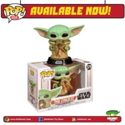 FUNKO Pop! Star Wars: The Mandalorian- The Child With Frog (Baby Yoda)