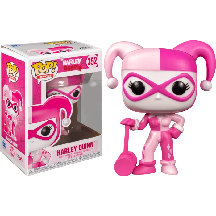FUNKO Pop! Heroes: Harley Quinn - Harley Quinn (Breast Cancer Awareness) 3 FUNKO Pop! Heroes: Harley Quinn - Harley Quinn (Breast Cancer Awareness)