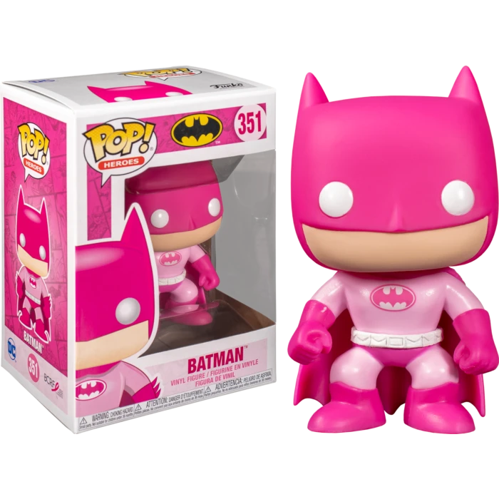FUNKO Pop! Heroes: Batman - Batman (Breast Cancer Awareness) 3 FUNKO Pop! Heroes: Batman - Batman (Breast Cancer Awareness)
