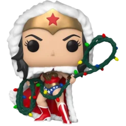 FUNKO Pop! Heroes: DC Holiday - Wonder Woman With Lights Lasso