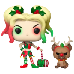 FUNKO Pop! & Buddy: DC Holiday - Harley Quinn With Helper