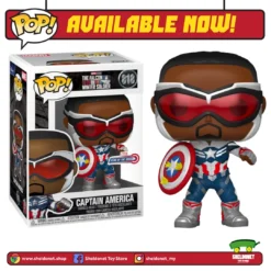 FUNKO Pop! Marvel: Year Of The Shield - Captain America (The Falcon) [Exclusive]