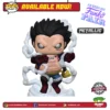 FUNKO [IN-STOCK] Pop! Animation: One Piece - Luffy (Gear 4th) (Metallic) [Exclusive]
