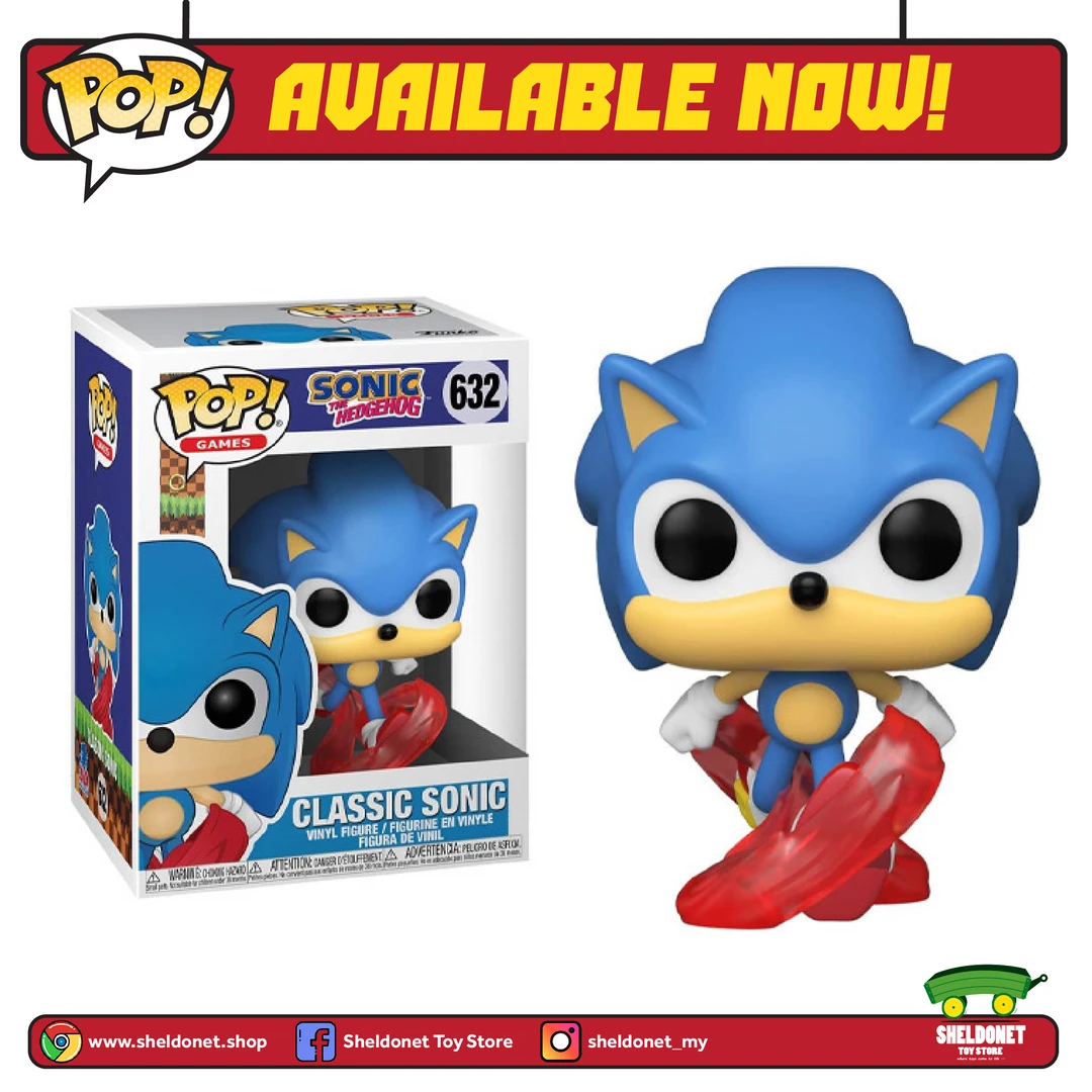 FUNKO Pop! Games: Sonic 30th Anniversary - Classic Sonic (Running) 3 FUNKO Pop! Games: Sonic 30th Anniversary - Classic Sonic (Running)