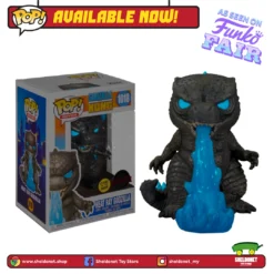 FUNKO [IN-STOCK] Pop! Movies: Godzilla VS Kong - Godzilla (Heat Ray) (Glow In The Dark) [Exclusive]