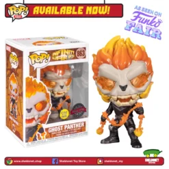 FUNKO [IN-STOCK] Pop! Marvel: Infinity Warps - Ghost Panther (Glow In The Dark) [Exclusive]