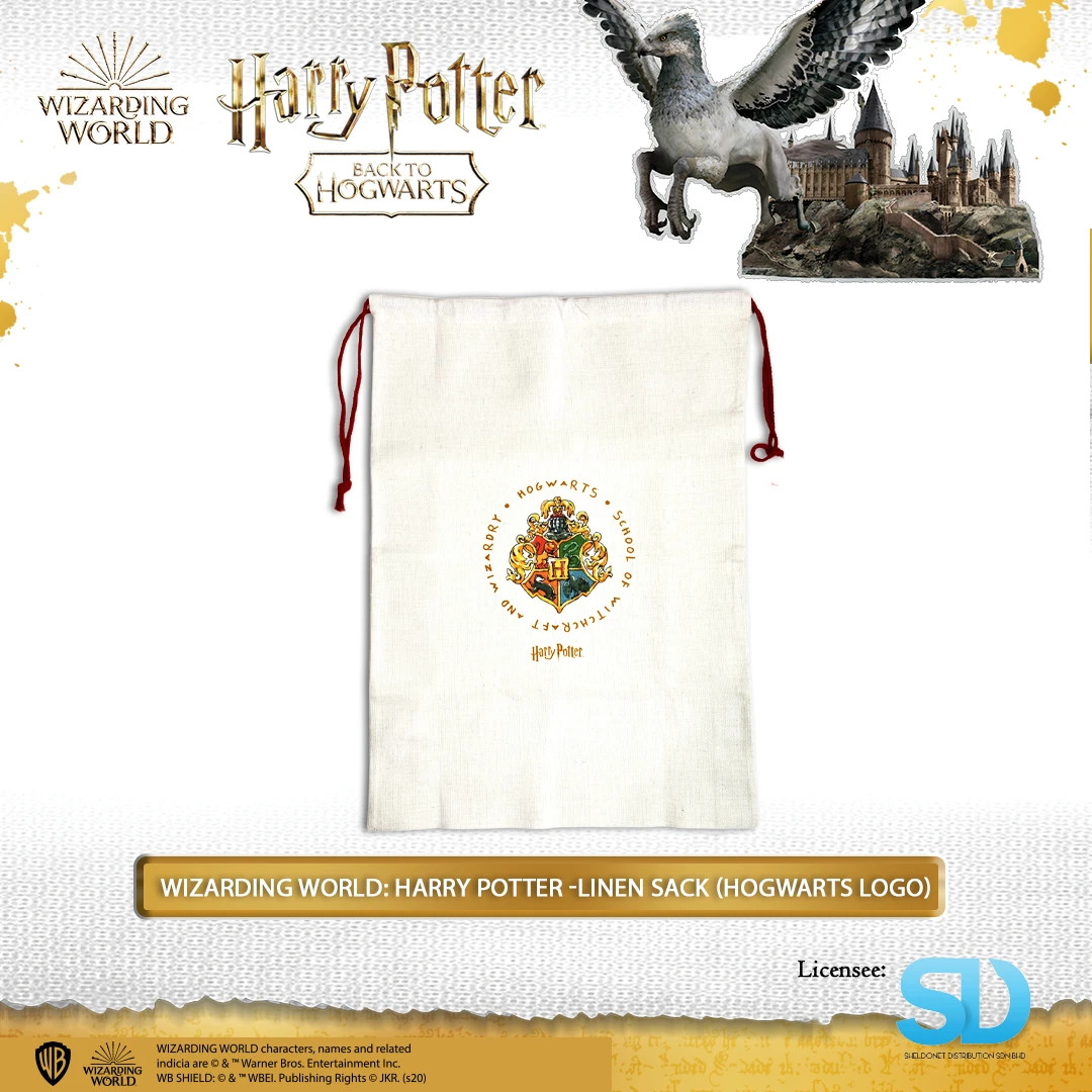 Wizarding World: Harry Potter -LINEN SACK (HOGWARTS LOGO) 3 Wizarding World: Harry Potter -LINEN SACK (HOGWARTS LOGO)