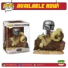 FUNKO Pop! Deluxe: Mandalorian - The Mandalorian On Bantha With Child In Bag