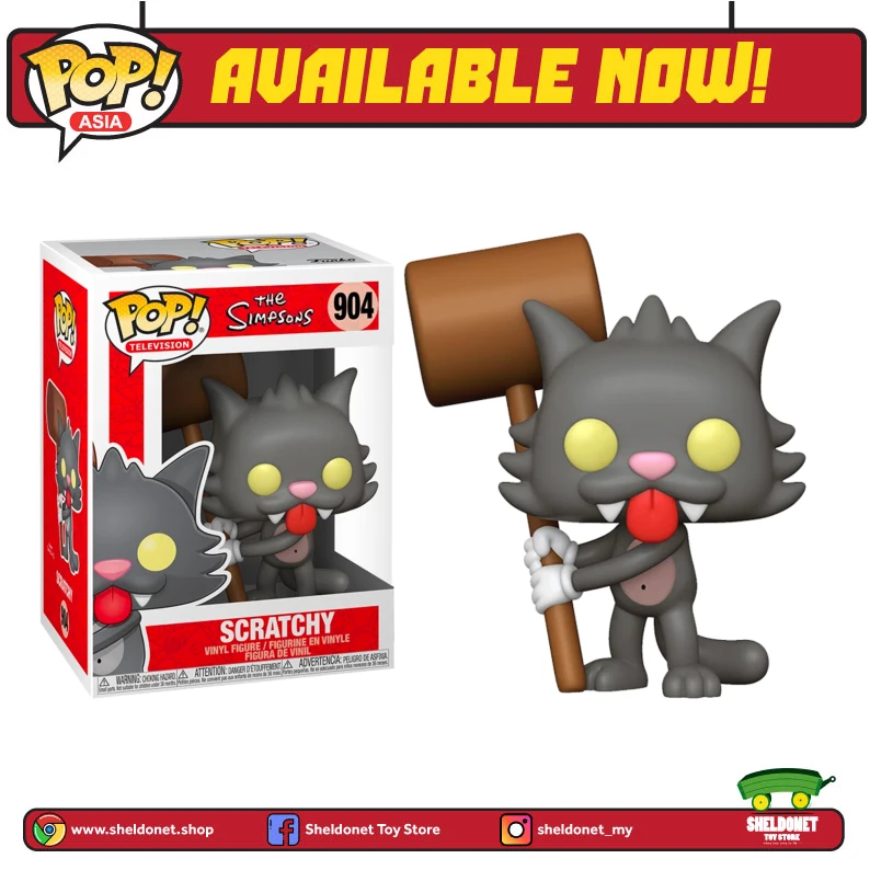 FUNKO Pop! TV: The Simpsons - Scratchy 3 FUNKO Pop! TV: The Simpsons - Scratchy