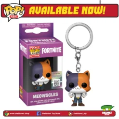 FUNKO Pocket Pop! : Fortnite - Meowscles Pocket POP! Keychain