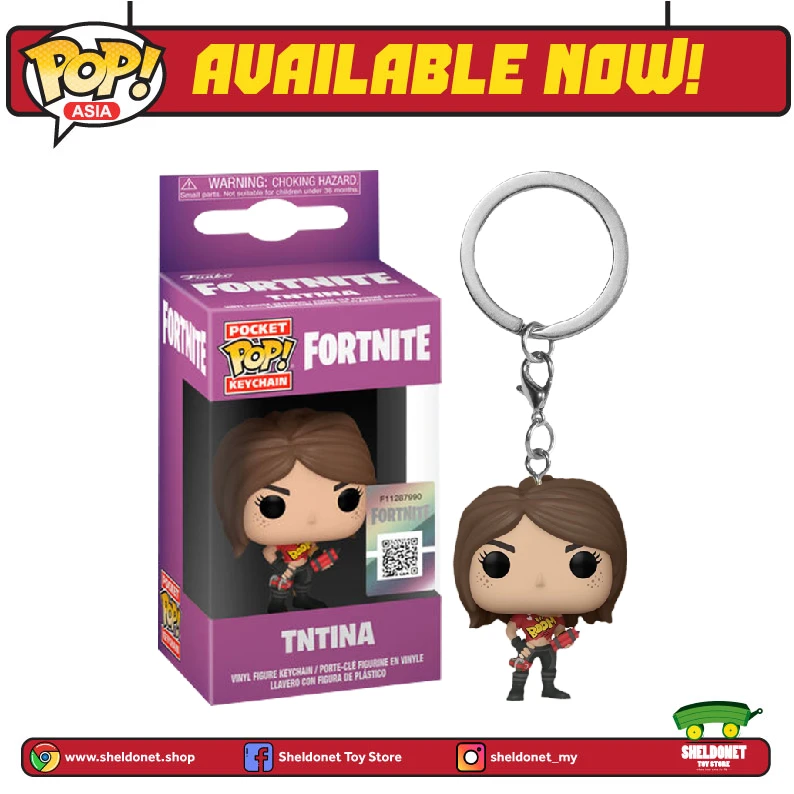 FUNKO Pocket Pop! : Fortnite - TNTina Pocket POP! Keychain 3 FUNKO Pocket Pop! : Fortnite - TNTina Pocket POP! Keychain