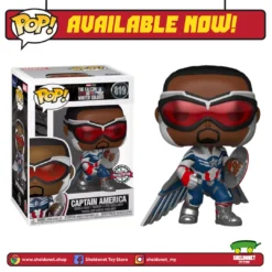 FUNKO Pop! Marvel: The Falcon And The Winter Soldier - Captain America [Exclusive]