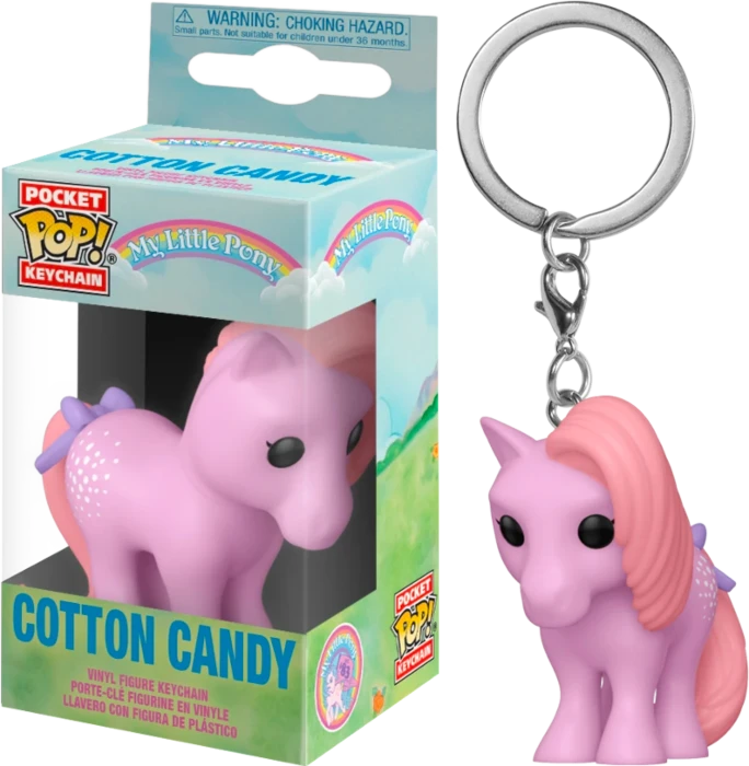 FUNKO Pocket Pop! : My Little Pony - Cotton Candy Pocket POP! Keychain 3 FUNKO Pocket Pop! : My Little Pony - Cotton Candy Pocket POP! Keychain