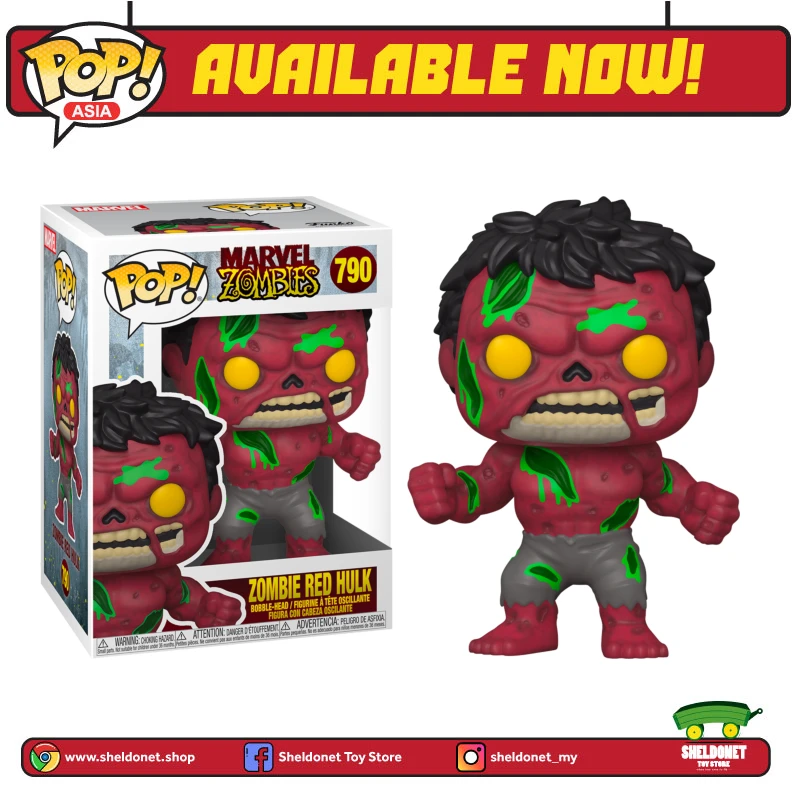 FUNKO Pop! Marvel: Marvel Zombies - Red Hulk 3 FUNKO Pop! Marvel: Marvel Zombies - Red Hulk