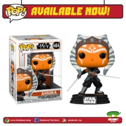 FUNKO [IN-STOCK] Pop! Star Wars: The Mandalorian - Ahsoka With Lightsabers