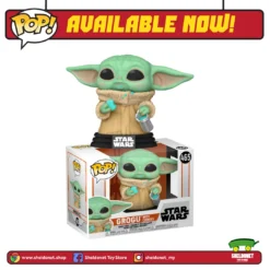 FUNKO [IN-STOCK] Pop! Star Wars: The Mandalorian - Grogu (The Child) With Cookie