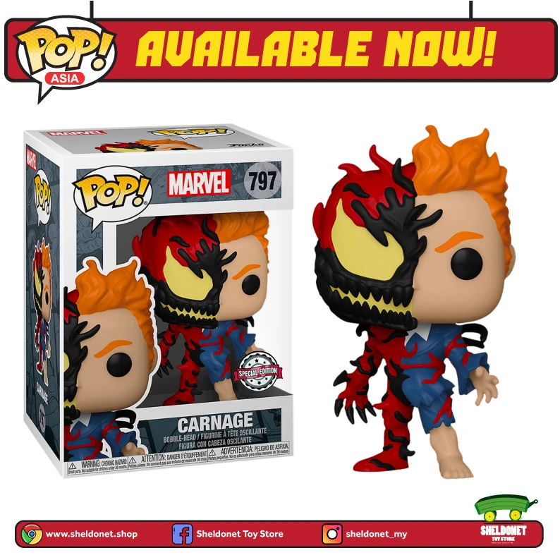 FUNKO Pop! Marvel: Carnage - Carnage (Exclusive) 3 FUNKO Pop! Marvel: Carnage - Carnage (Exclusive)