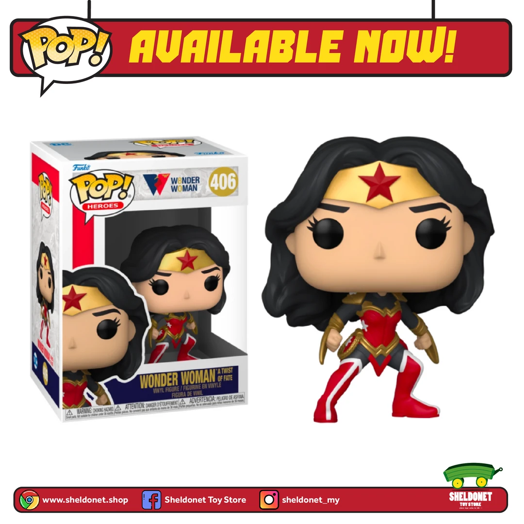 FUNKO Pop! Heroes: Wonder Woman 80th - Wonder Woman (A Twist Of Fate) 3 FUNKO Pop! Heroes: Wonder Woman 80th - Wonder Woman (A Twist Of Fate)