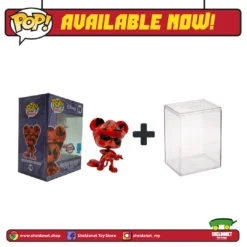 FUNKO Pop! Disney (Artist Series): Mickey Mouse - Firefighter Mickey With Choice Of Pop! Protector (Exclusive)