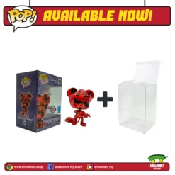 FUNKO Pop! Disney (Artist Series): Mickey Mouse - Firefighter Mickey With Choice Of Pop! Protector (Exclusive)