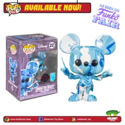 FUNKO Pop! Disney (Artist Series): Mickey Mouse - Conductor Mickey With Choice Of Pop! Protector (Exclusive)
