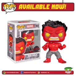 FUNKO Pop! Marvel: Marvel's Hulk - Red Hulk (Exclusive)