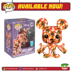 FUNKO Pop! Disney (Artist Series): Mickey Mouse - Mickey Mouse Trains (Prime Day 2021) With Choice Of Pop! Protector (Exclusive)