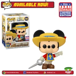 FUNKO Convention Exclusive Pop! Disney: The Three Musketeers - Mickey Mouse [SDCC Summer Convention 2021]