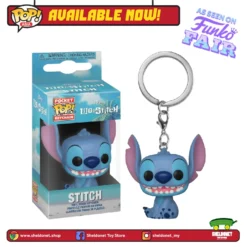 FUNKO [IN-STOCK] Pocket Pop! Keychain: Lilo And Stitch - Smiling Seated Stitch
