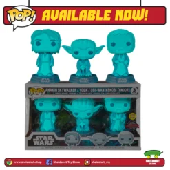FUNKO Pop! Star Wars: Across The Galaxy - Force Ghost (3-Pack) [Glow In The Dark] [Exclusive]