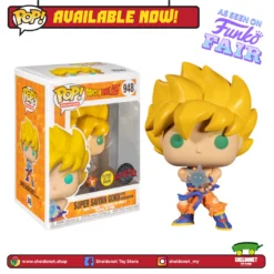 FUNKO [IN-STOCK] Pop! Animation: Dragonball Z - Super Saiyan Goku With Kamehameha Wave (Glow In The Dark) [Exclusive]