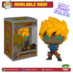 FUNKO [IN-STOCK] Pop! Animation: Dragonball Z - Super Saiyan Goku With Kamehameha Wave (Glow In The Dark) [Exclusive]