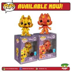 FUNKO Pop! Disney (Artist Series): Treasures From The Vault - Chip And Dale With Choice Of Pop! Protector (Set Of 2) [Exclusive]